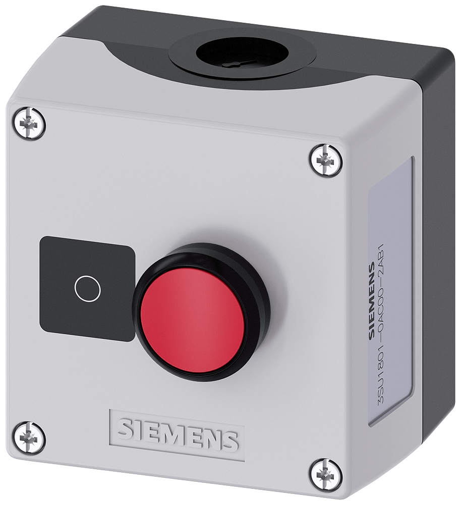 GREY ENCLOSURE RED P