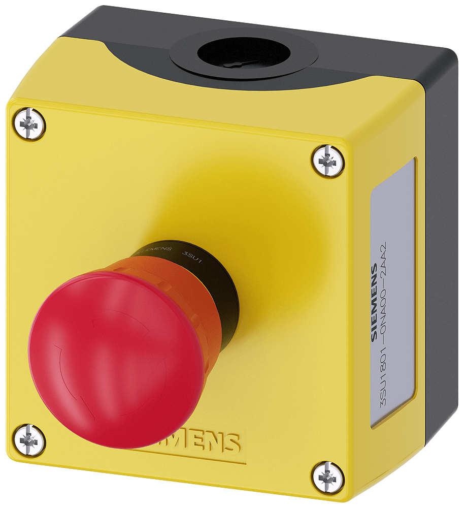 40MM E-STOP ENCL 1NC
