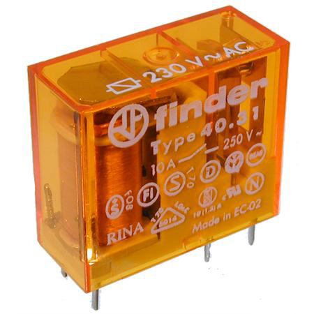 FINDER 1P 240VAC 10A