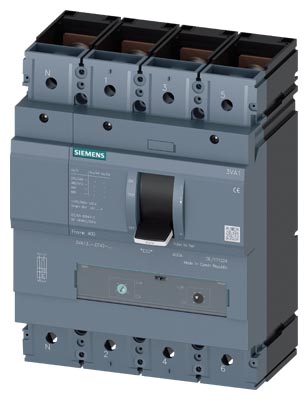 400A 4P 55KA MCCB AD