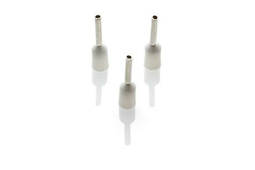 0.5MM WHITE CORD END