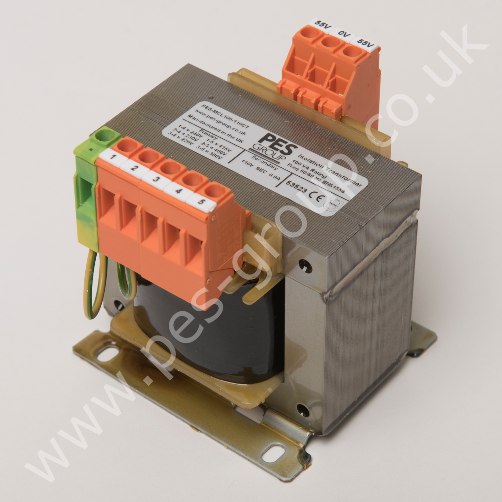 TRANS 100VA 110V SEC