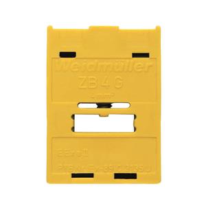 WEIDMULLER ZB 4G GN/