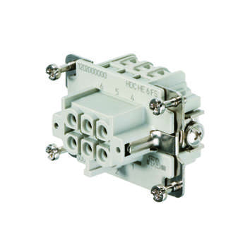 6POL FEMALE INSERT