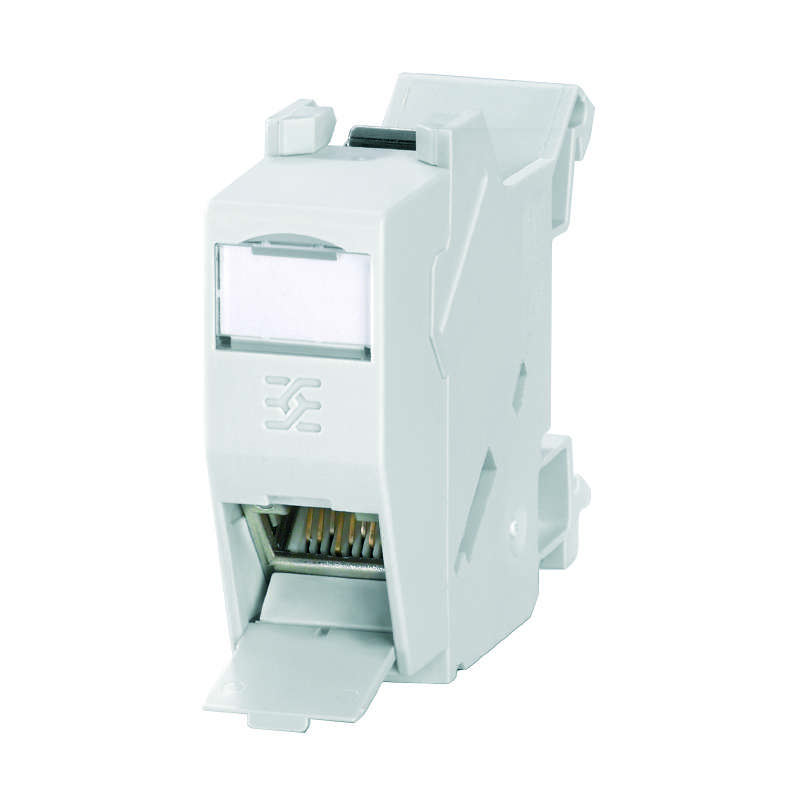 DIN RAIL OULET RJ45